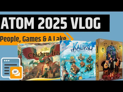 ATOM 2025 Vlog - Agora for Tabletop Opinionated MInds, Queen Games, Inside Up & Eagle Gryphon