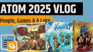 ATOM 2025 Vlog - Agora for Tabletop Opinionated MInds, Queen Games, Inside Up & Eagle Gryphon