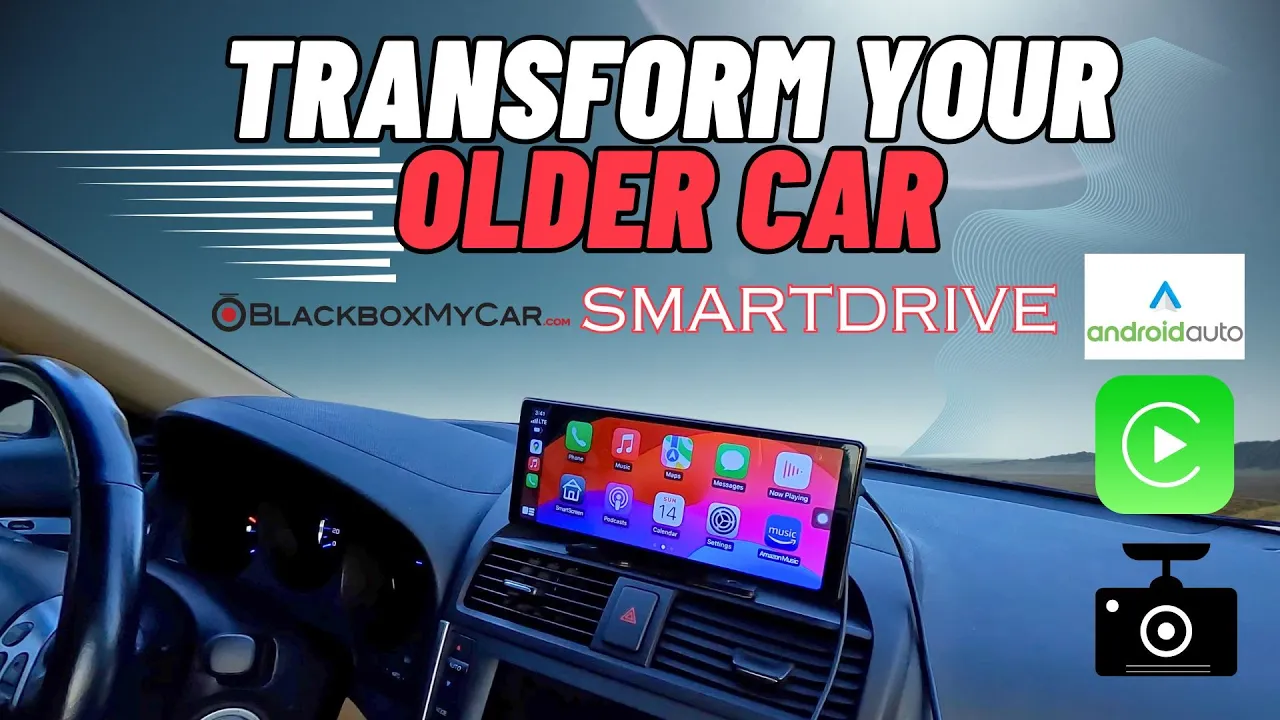CarPlay/Android Auto/Dash & Back-Up Camera in Seconds! BlackBoxMyCar SmartDrive is a No Brainer