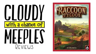 Raccoon Tycoon Review - Cloudy with a Chance of Meeples
