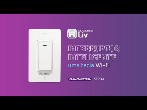 Interruptor 127V Wi-Fi Multilaser Liv