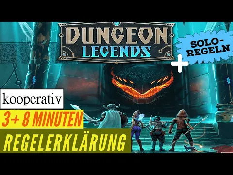 Dungeon Legends Regeln Anleitung Brettspiel kooperativ + Solo