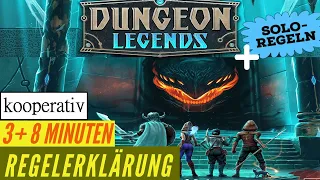 Dungeon Legends Regeln Anleitung Brettspiel kooperativ + Solo