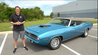 The 1970 Plymouth 'Cuda is a legendary muscle car