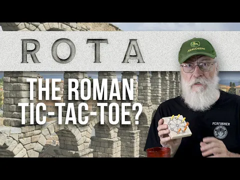 Some call it Roman Tic Tac Toe, but it's really not a fair comparison. It's Rota!