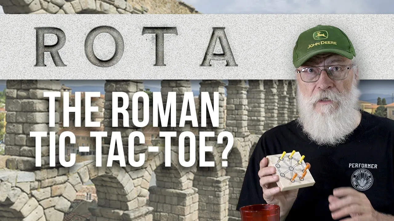 Some call it Roman Tic Tac Toe, but it's really not a fair comparison. It's Rota!