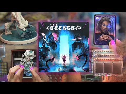 THE BREACH - Detailed Unboxing ( On Table: High Quality 4K ) - Board Game