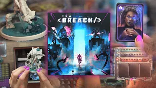 THE BREACH - Detailed Unboxing ( On Table: High Quality 4K ) - Board Game