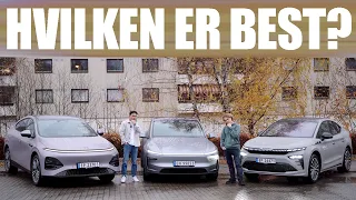 Tesla Model Y vs Skoda Enyaq vs Xpeng G6