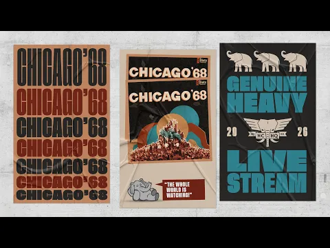 Chicago '68- 4p Teaching, Play-through, & Roundtable Discussion by Heavy Cardboard