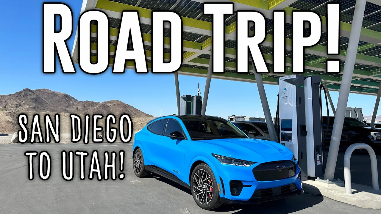 Mach-E Road Trip - Driving an electric car from San Diego to Utah!
