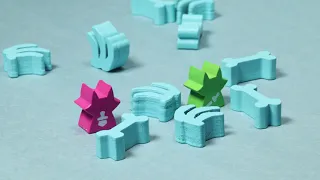 Skulk Hollow Tanthos vs. Foxen | Claymation | Board game stop motion