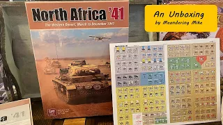 Unboxing North Africa ‘41 by Mark Simonitch from GMT Games