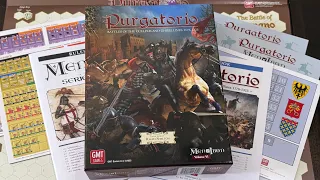 Purgatorio: Battles Guelphs and Ghibellines 1176-1325 (GMT) - Unbox & Intro to Men of Iron Series