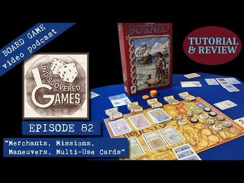 Paolo Mori's BORNEO BOARD GAME Review & Full Tutorial How To Play - E82 A Multi-Use Card Hidden Gem