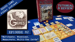 Paolo Mori's BORNEO BOARD GAME Review & Full Tutorial How To Play - E82 A Multi-Use Card Hidden Gem