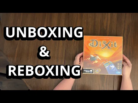 Dixit - A Quick Look with Assembly - Unboxing & Reboxing - What's in the Box?