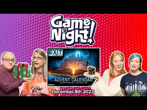 GameNight! 24 Days of Christmas - Exit: The Game Advent Calendar The Hunt for the Golden Book Day 8
