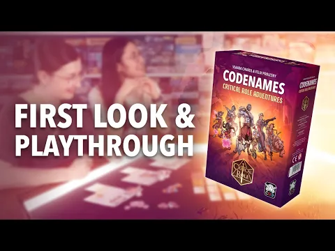 Codenames: Critical Role Adventures - FIRST LOOK & PLAYTHROUGH