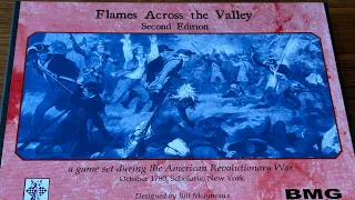 “Flames Across the Valley” unboxing my new game printed by Blue Panther
