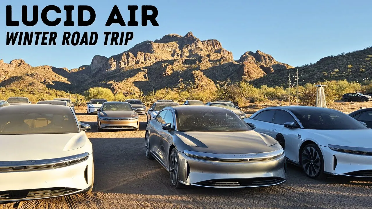 Driving A Lucid Air Touring To Arizona For The Gravity Delivery Event!