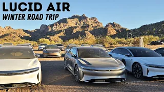 Driving A Lucid Air Touring To Arizona For The Gravity Delivery Event!