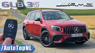 Mercedes-AMG GLB 35 4Matic REVIEW on AUTOBAHN [NO SPEED LIMIT] by AutoTopNL