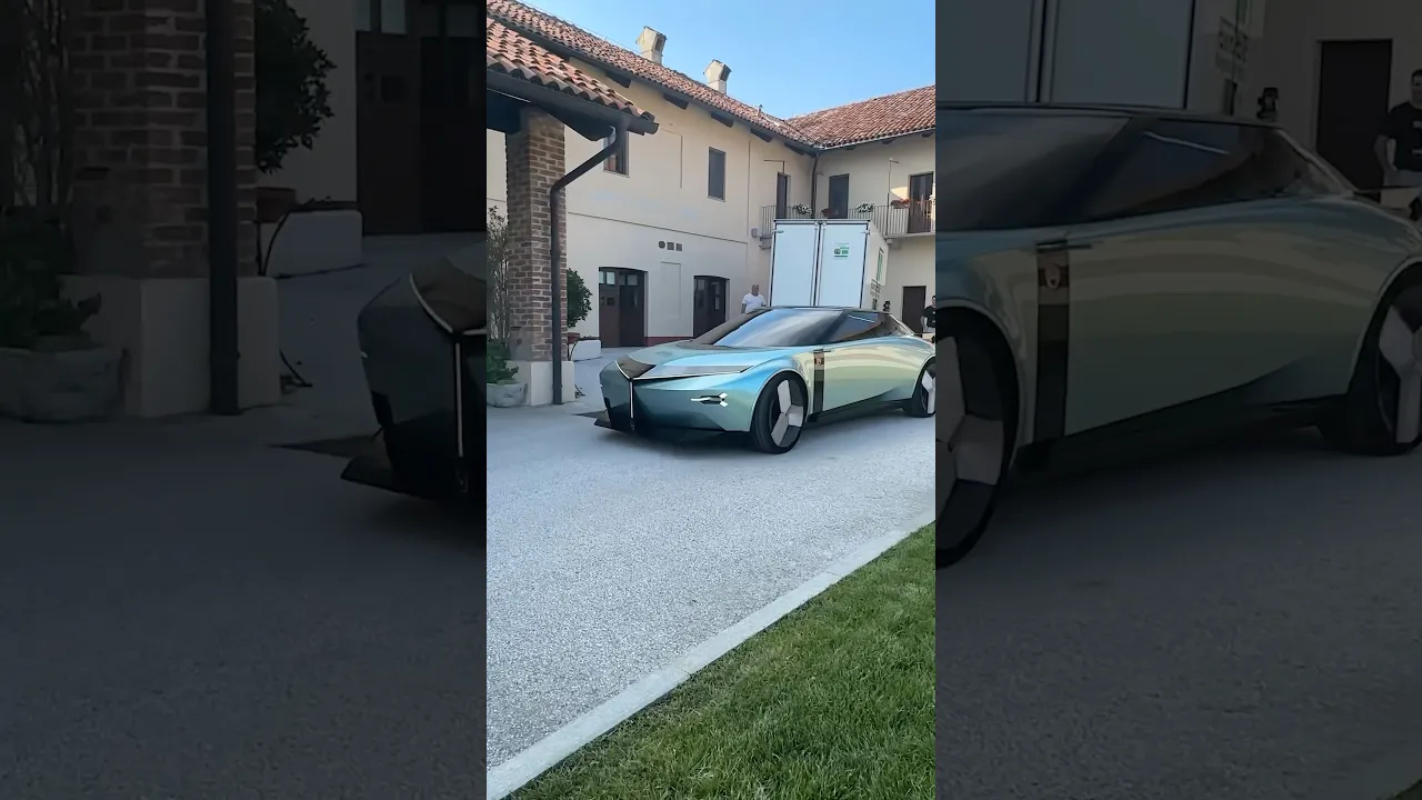 Lancia's Futuristic Concept Supercar! 🔥 #supercars #lancia #conceptcars