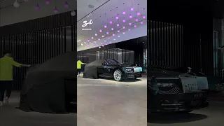 My custom Rolls-Royce Spectre, what do you think of the color and the light up Spirit? 😍 #cars