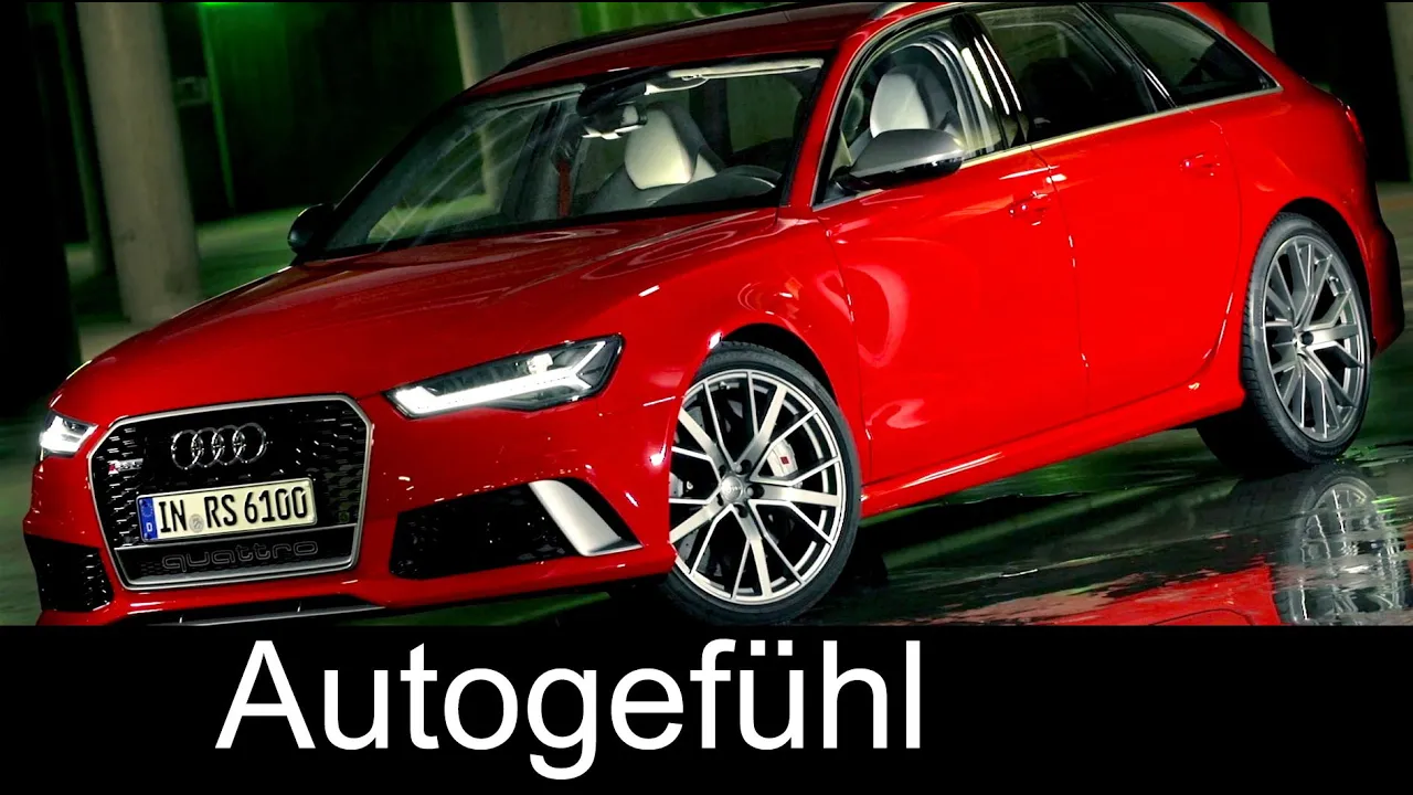 2016 new Audi RS6 Avant Performance Sound Exterior Interior Preview - Autogefühl