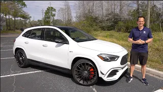 Is the 2024 Mercedes AMG GLA 35 a better AWD performance car than a VW Golf R?