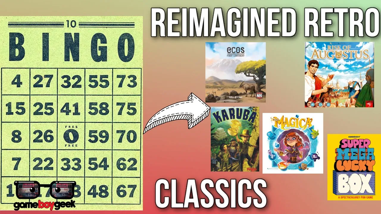 Reimagined Retro Board Game Classics - Bingo!