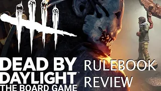 Dead by Daylight The Boardgame Rulebook Review
