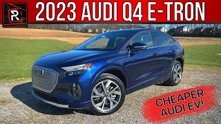 The 2023 Audi Q4 e-tron Sportback Is A More Affordable Electric Audi SUV
