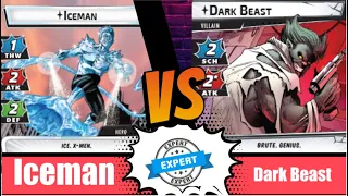 Marvel Champions | Iceman | Vs Dark Beast | X-Men | Age of Apocalypse | Aggression | X-Force |