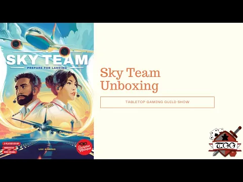 Sky Team Board Game Unboxing