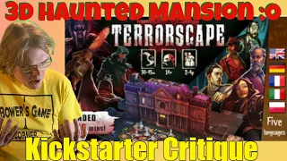 Terrorscape - The immersive horror boardgame for 2-4 players - Kickstarter Critique Review