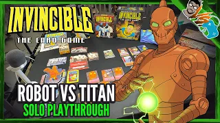 Invincible The Card Game | Robot Vs Titan | Solo Playthrough [3] | Table Time