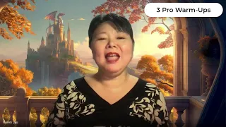New Choice Game: 3 Pro Warm Ups with Karen Lyu aka “Karey Poppins” ️