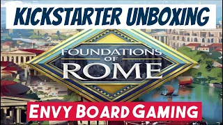 Foundations of Rome Kickstarter Unboxing