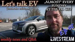 (live) Let's talk EV - Is the Audi Q4 etron the best MEB platform car?