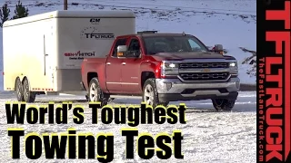 2017 Chevy Silverado 1500 6.2L V8 vs Ike Gauntlet Review: World's Toughest Towing Test