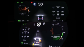 Model X towing Model S