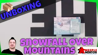 Meeple Mentor Unboxes Snowfall Over Mountains