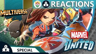 Marvel United | Reaction to Multiverse News | with Steve & Canje Studios