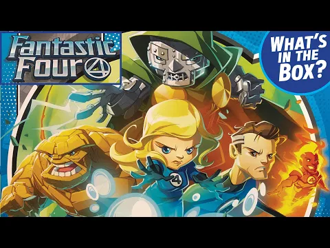 FANTASTIC 4 Expansion Unboxing for Marvel United