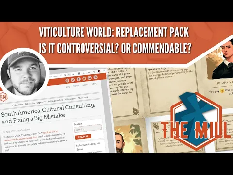 Viticulture World: Replacement Pack Is It Controversial? Or Commendable? - The Mill