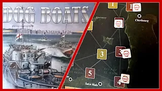 Gameplay examples in Dog Boats - WW2 Solitaire Wargame