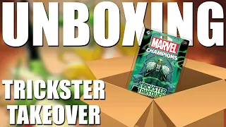 Unboxing Trickster Takeover a New Marvel Champions Expansion