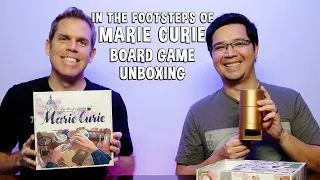 Unboxing In the Footsteps of Marie Curie - Science Board Game